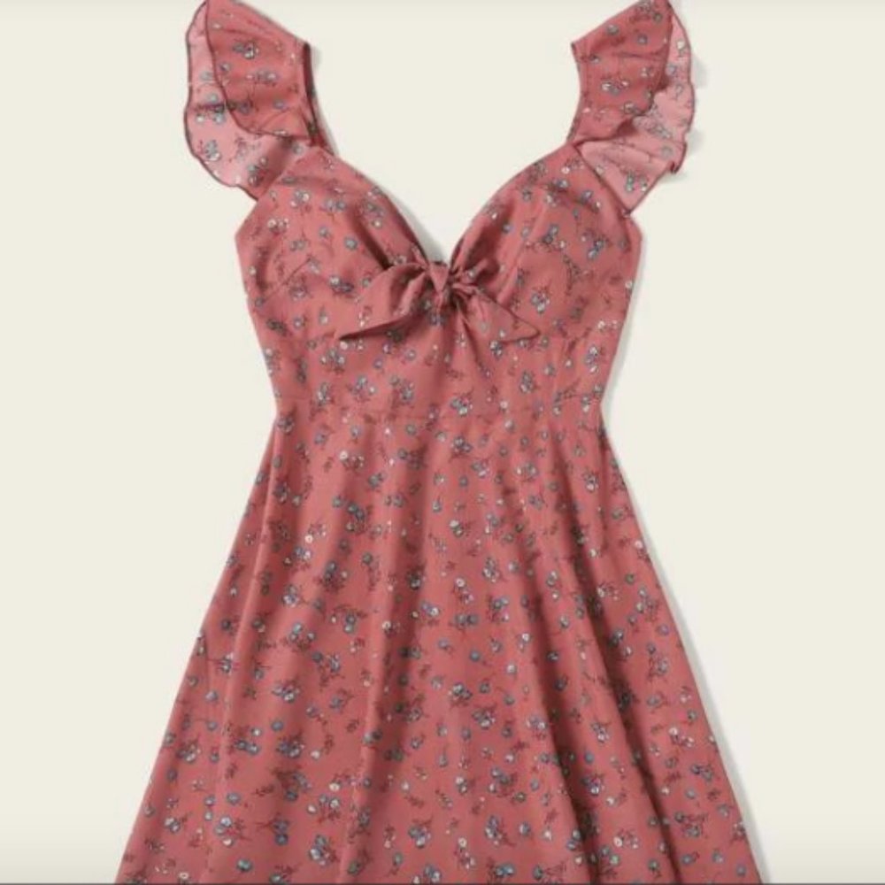 FLORAL MINI DRESS